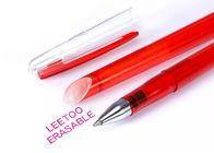 पारदर्शी प्लास्टिक कलम 5 रंग फ्रिक्शन एरैसेबल पेन