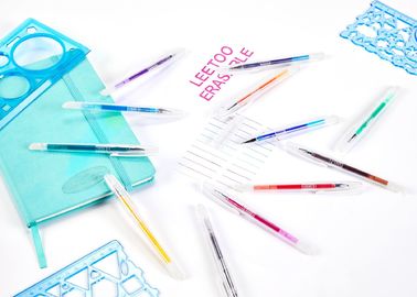 20 मिश्रित रंगों के साथ नॉनटॉक्सिक 320 मीटर फ्रिक्सियन क्लिकर इरेज़ेबल पेन