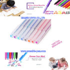 8 रंग Refillable हीट Erasable कपड़े अंकन कलम