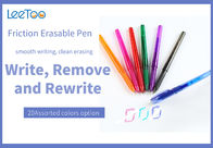 0.5 0.7 मिमी टिप 20 स्कूल के लिए मिश्रित रंग घर्षण मिटाने योग्य पेन