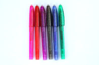 कस्टम लोगो 20 रंग 0.5 मिमी / 0.7 मिमी इरेज़ेबल जेल पेन चोरी की अनुमति के साथ टिप:
