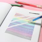 एएसटीएम 0.7 मिमी थर्मल स्याही रंगीन इरेज़ेबल पेन